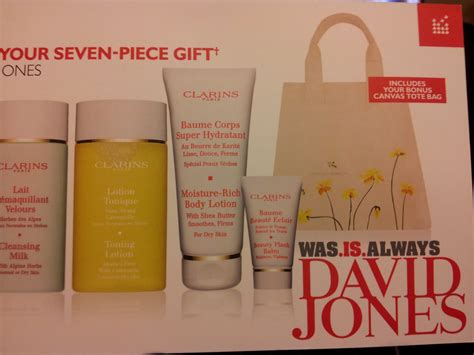 david jones clarins gift with purchase